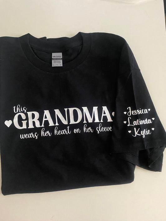 Grandma Wears Her Heart on Her Sleeve