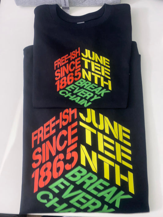 Juneteenth Free-Ish Since 1865 Break Every Chain